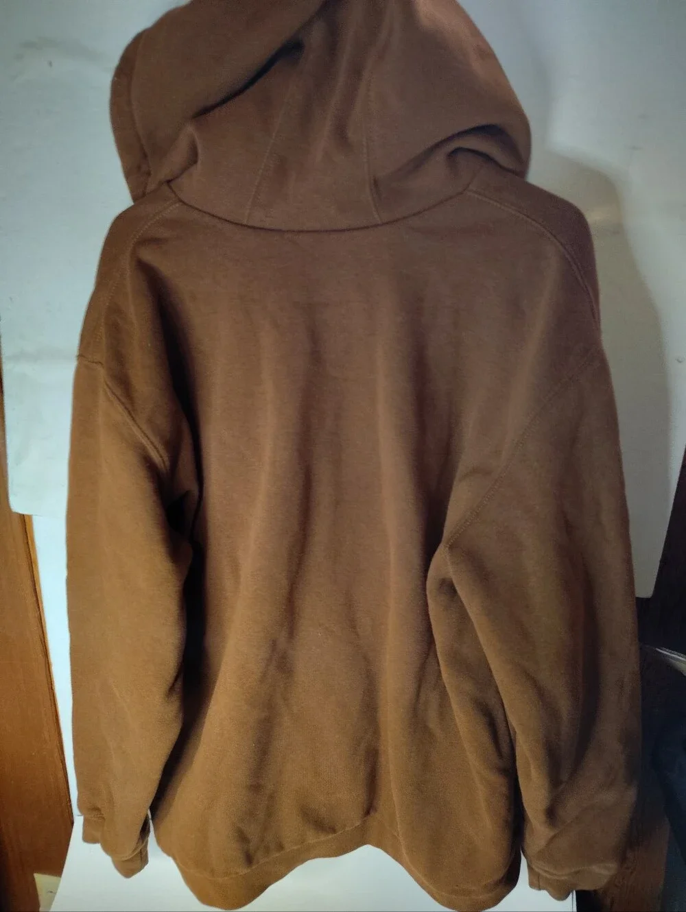 Carhartt Hooded Full Zip Jacket Thermal Lined Size Large Tall Made In Mexico